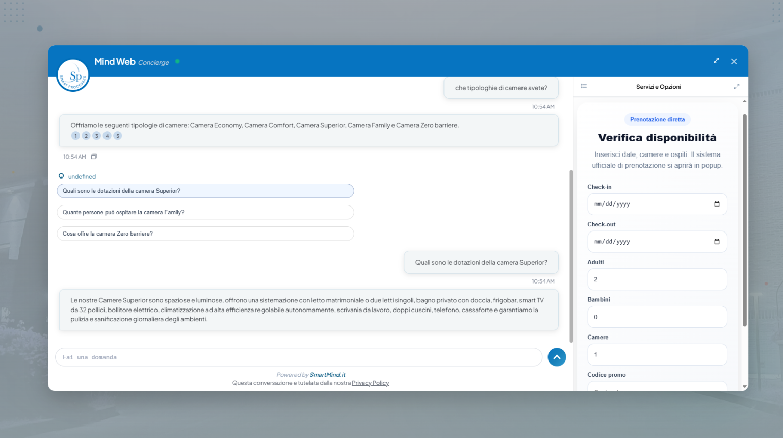 Concierge – Smart Mind AI